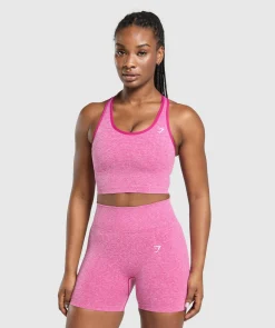 DAMES Gymshark Croptops|Tanktops*Lift Seamless Midi Tank With Shelf
