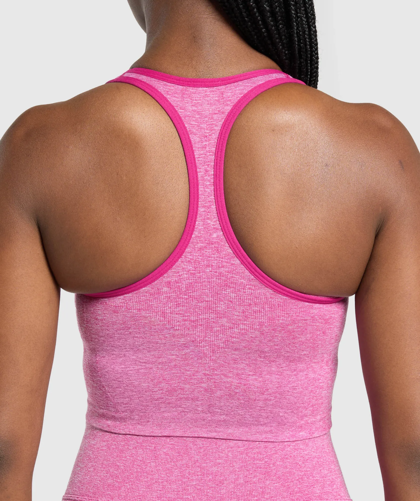 DAMES Gymshark Croptops|Tanktops*Lift Seamless Midi Tank With Shelf