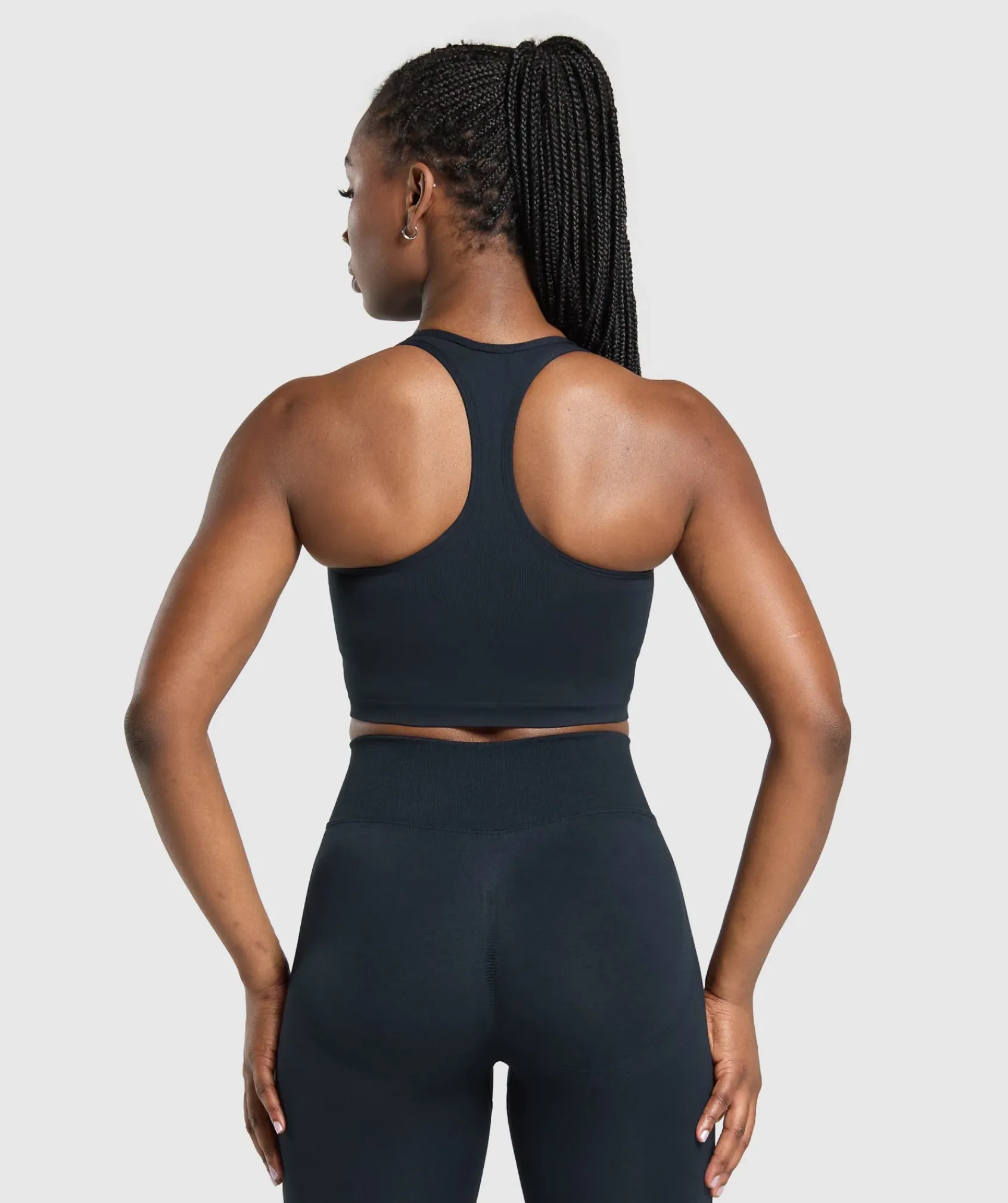 DAMES Gymshark Croptops|Tanktops*Lift Seamless Midi Tank With Shelf