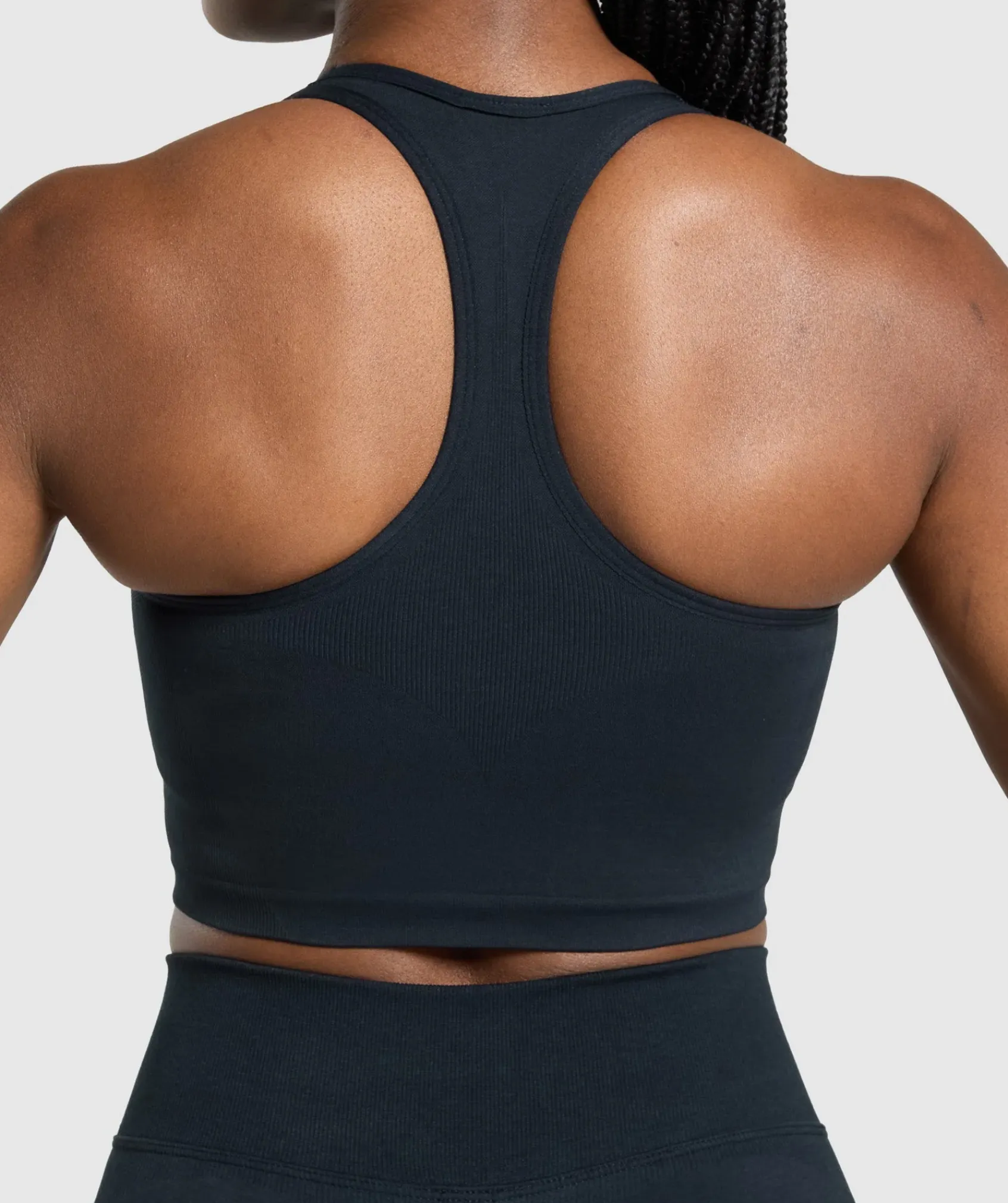 DAMES Gymshark Croptops|Tanktops*Lift Seamless Midi Tank With Shelf