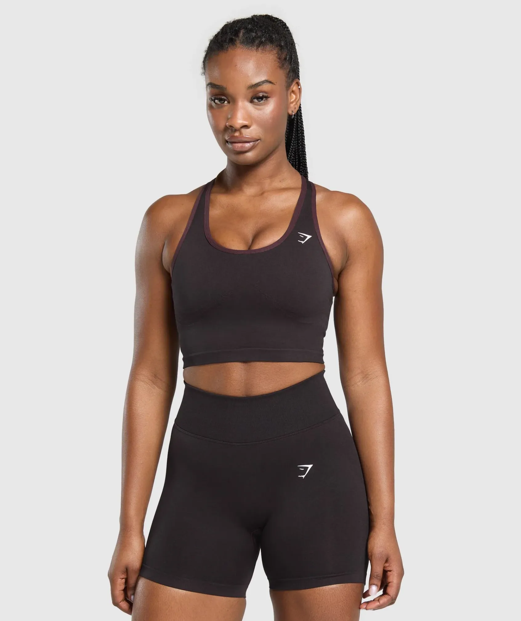 DAMES Gymshark Croptops|Tanktops*Lift Seamless Midi Tank With Shelf