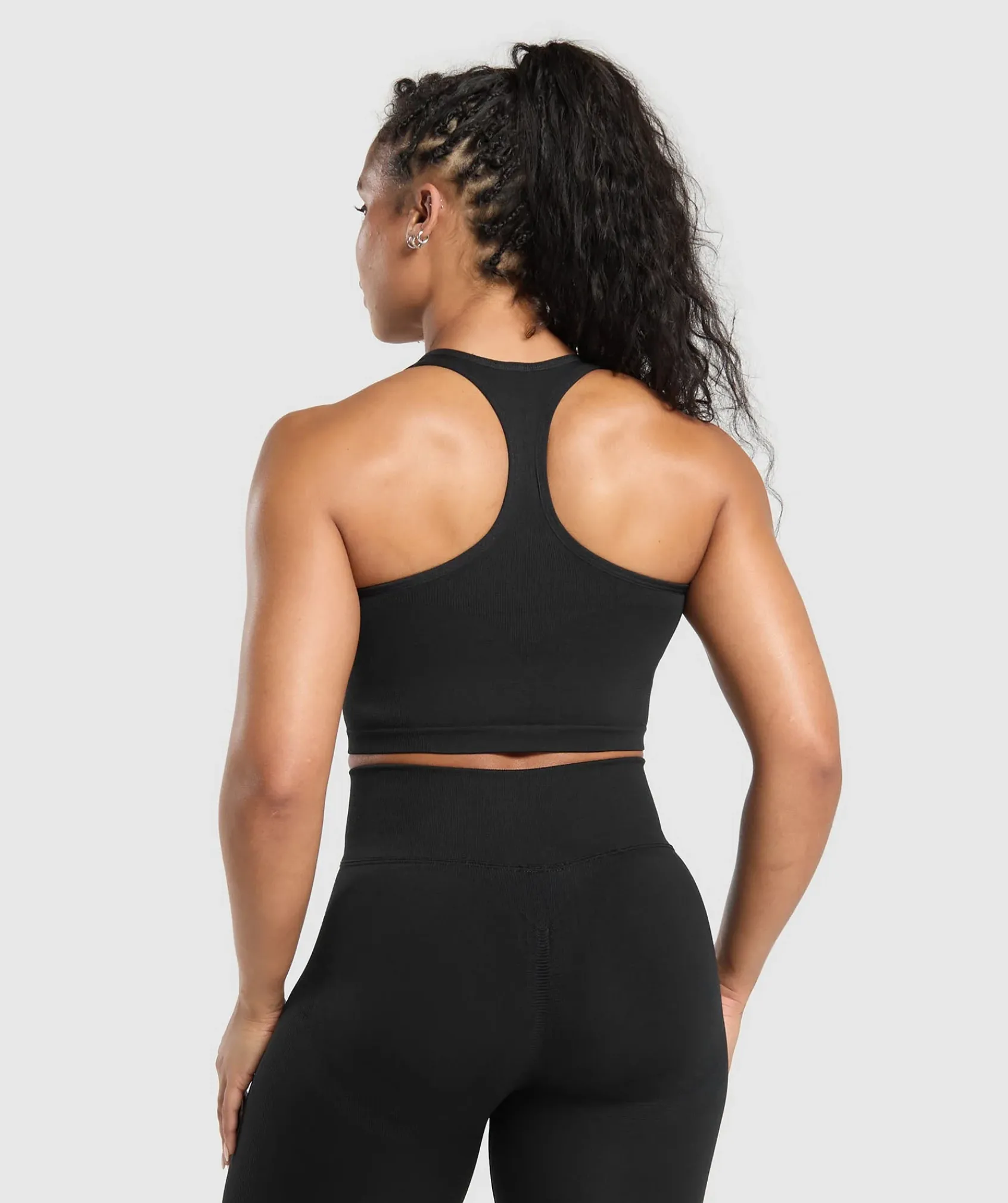 DAMES Gymshark Croptops|Tanktops*Lift Seamless Midi Tank With Shelf
