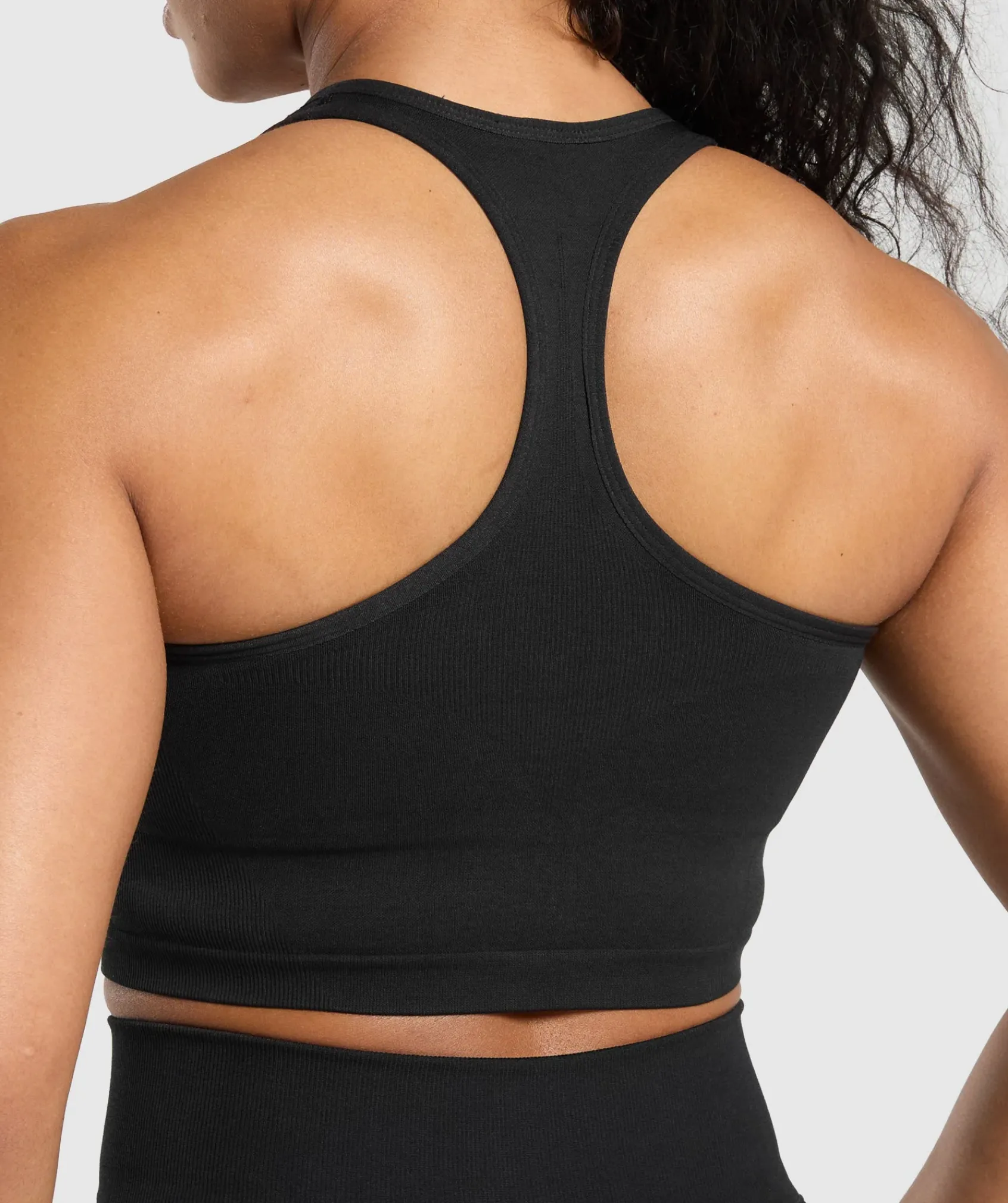 DAMES Gymshark Croptops|Tanktops*Lift Seamless Midi Tank With Shelf