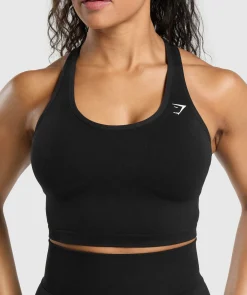 DAMES Gymshark Croptops|Tanktops*Lift Seamless Midi Tank With Shelf