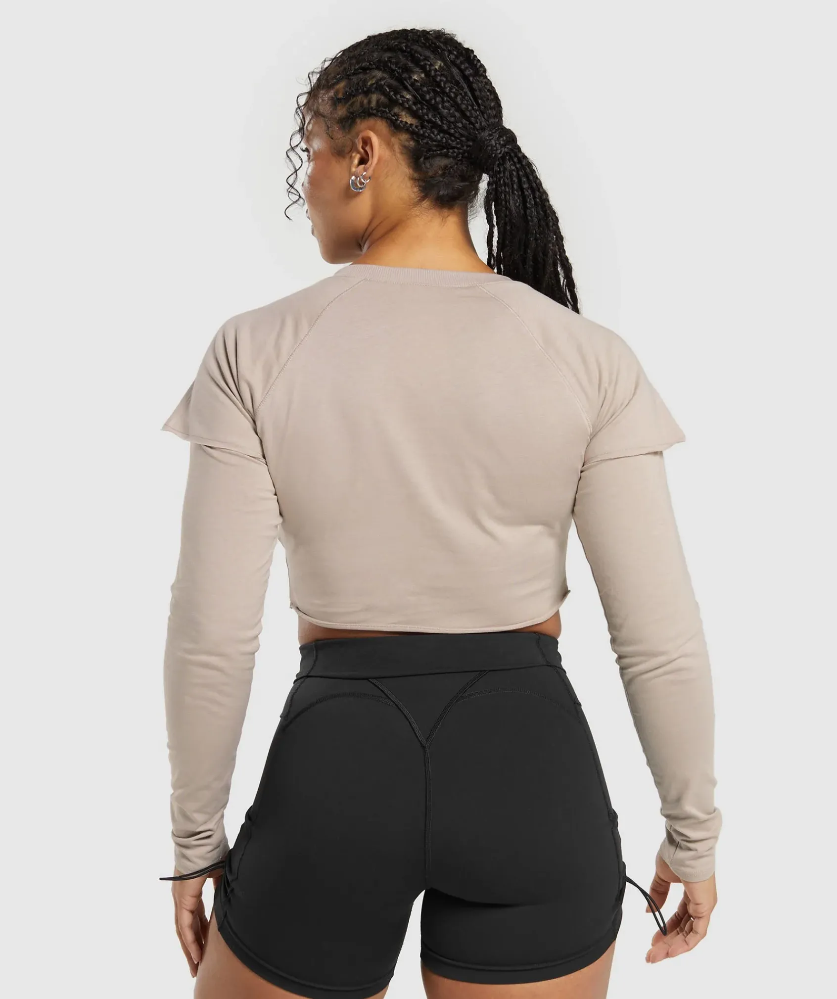 DAMES Gymshark Croptops|T-shirts*Lifting 2 In 1 Long Sleeve Crop Top