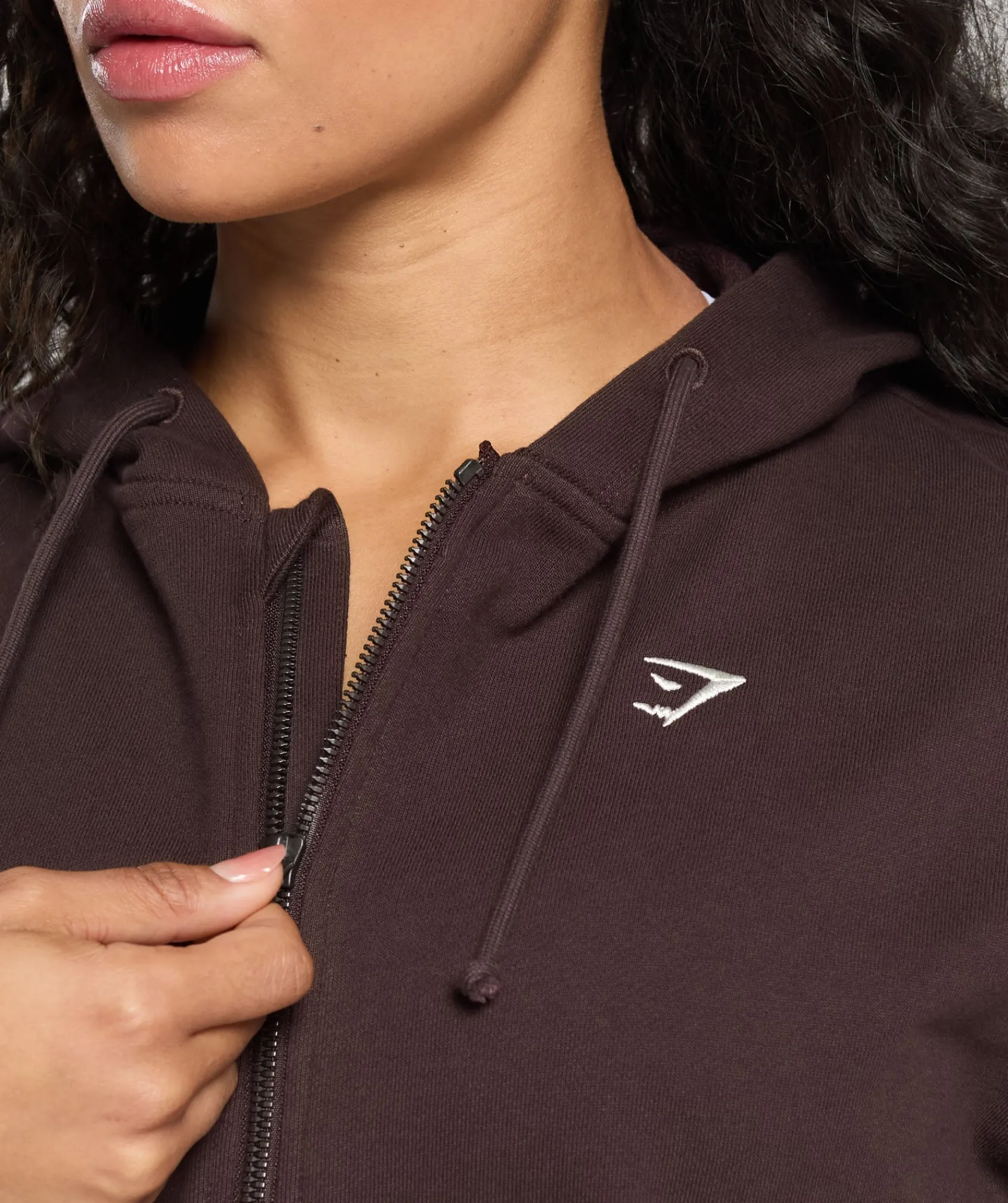 DAMES Gymshark Hoodies & Truien*Lifting Club Cropped Zip Up Hoodie