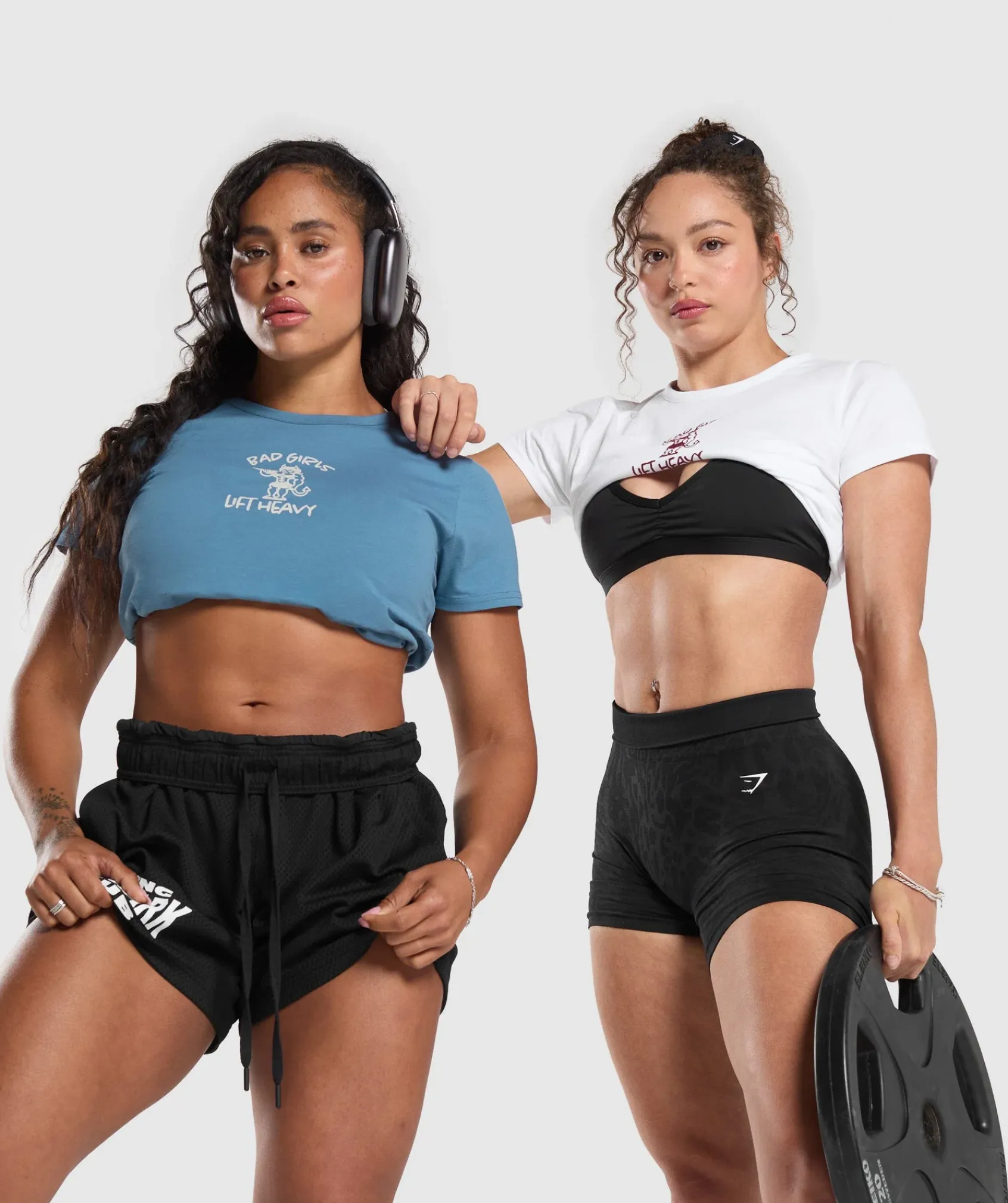 DAMES Gymshark Croptops|T-shirts*Lifting Club Graphic Baby Tee