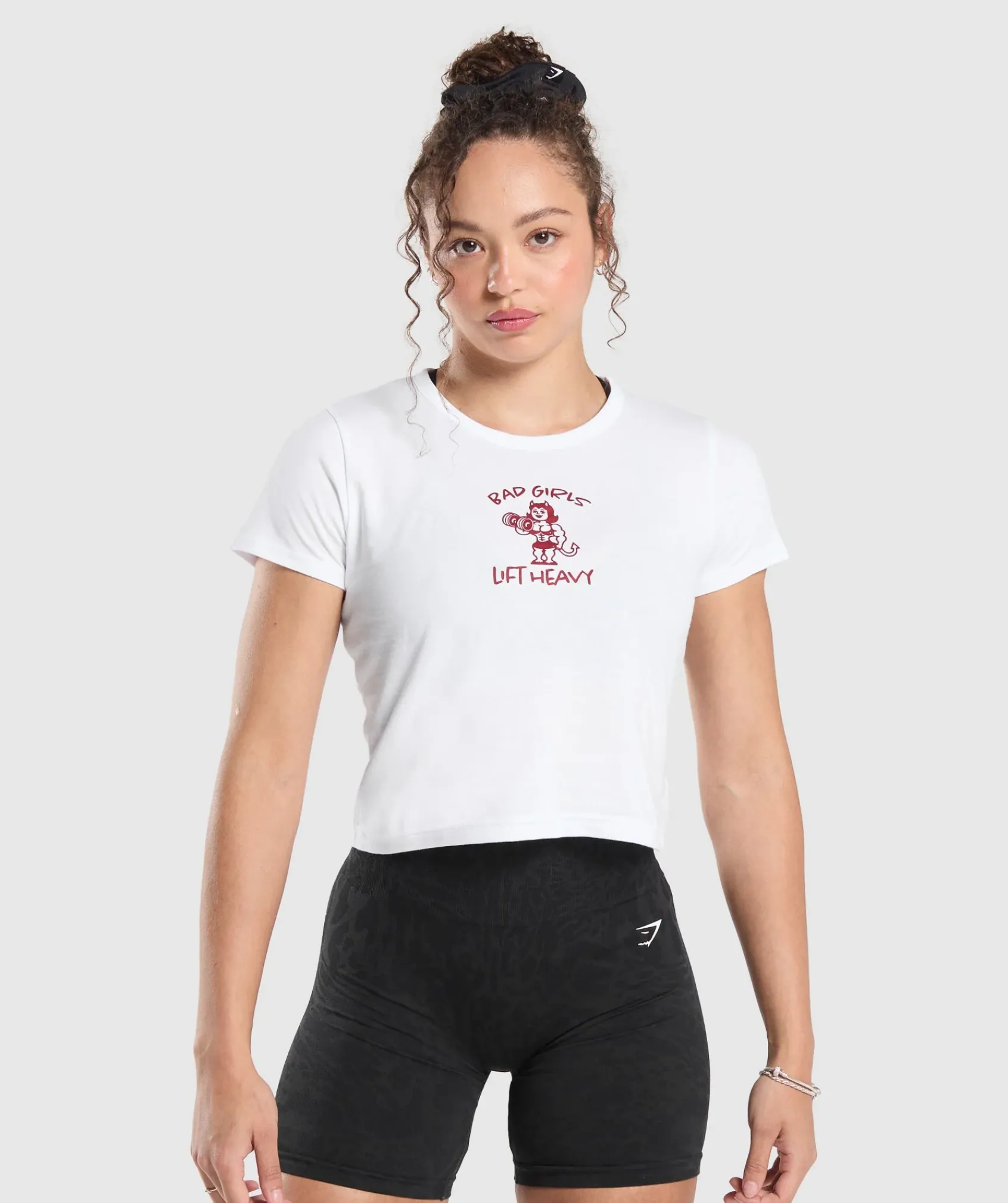 DAMES Gymshark Croptops|T-shirts*Lifting Club Graphic Baby Tee