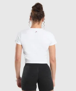 DAMES Gymshark Croptops|T-shirts*Lifting Club Graphic Baby Tee