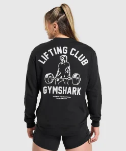 DAMES Gymshark T-shirts*Lifting Club Graphic Long Sleeve Top
