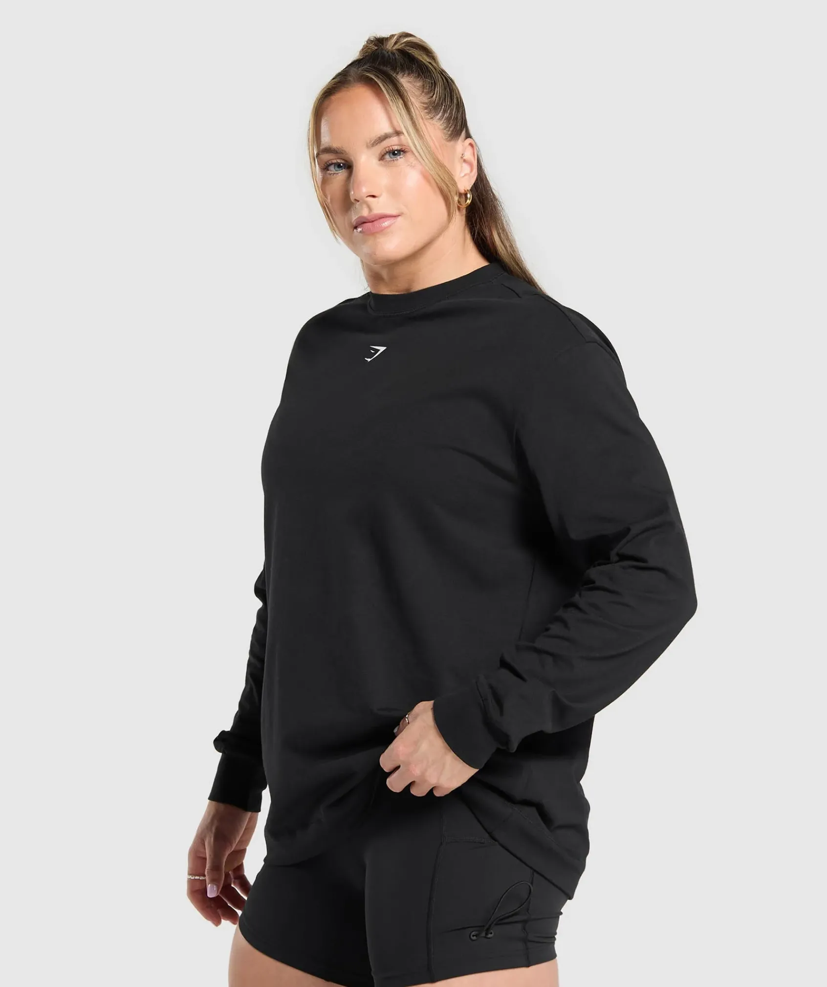 DAMES Gymshark T-shirts*Lifting Club Graphic Long Sleeve Top