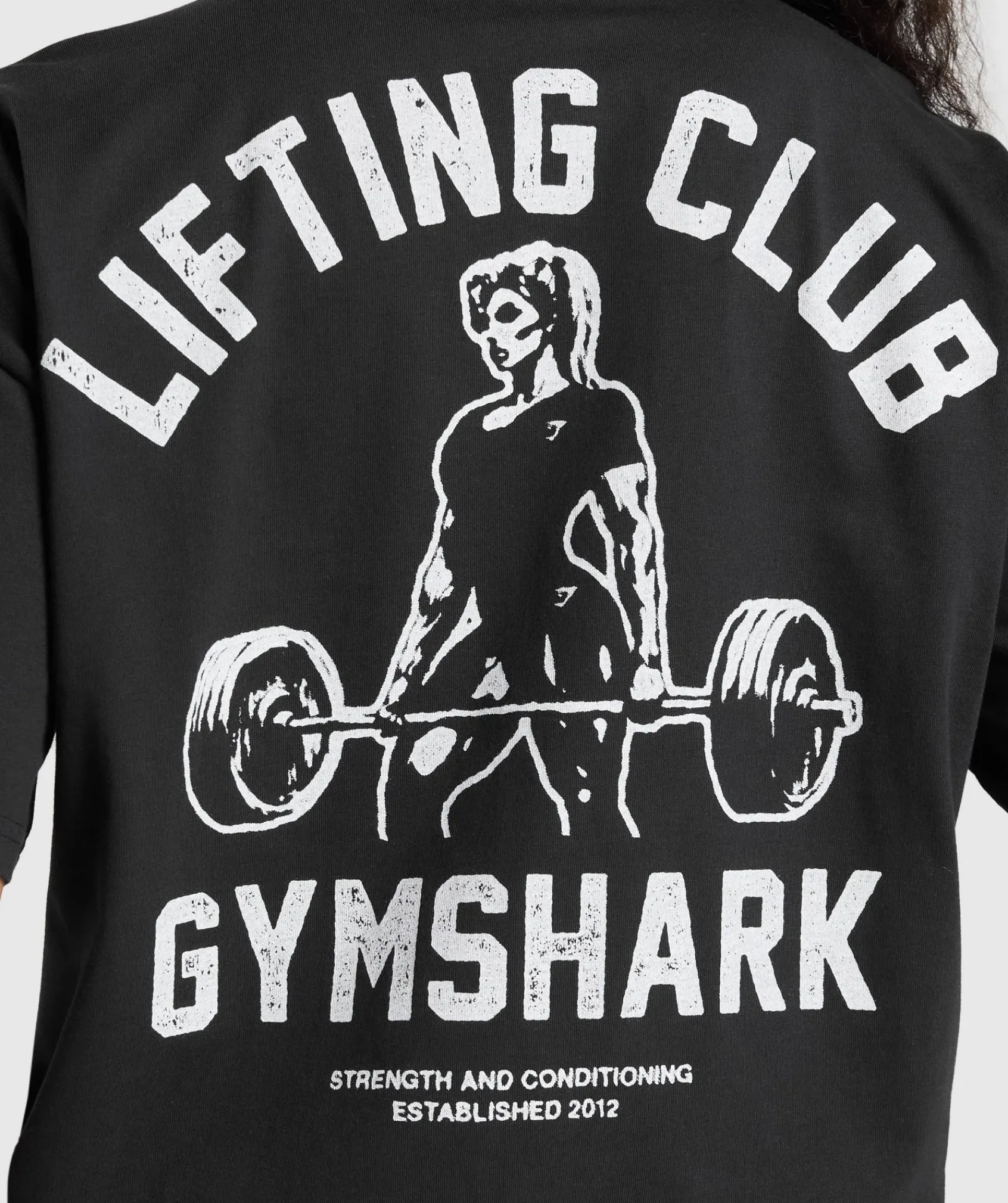 DAMES Gymshark T-shirts*Lifting Club Graphic Oversized T-Shirt