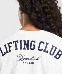 DAMES Gymshark Bedekkende Sportkleding*Lifting Club Oversized T-Shirt