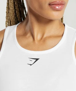 DAMES Gymshark Croptops|Tanktops*Lifting Essential Cotton Crop Tank