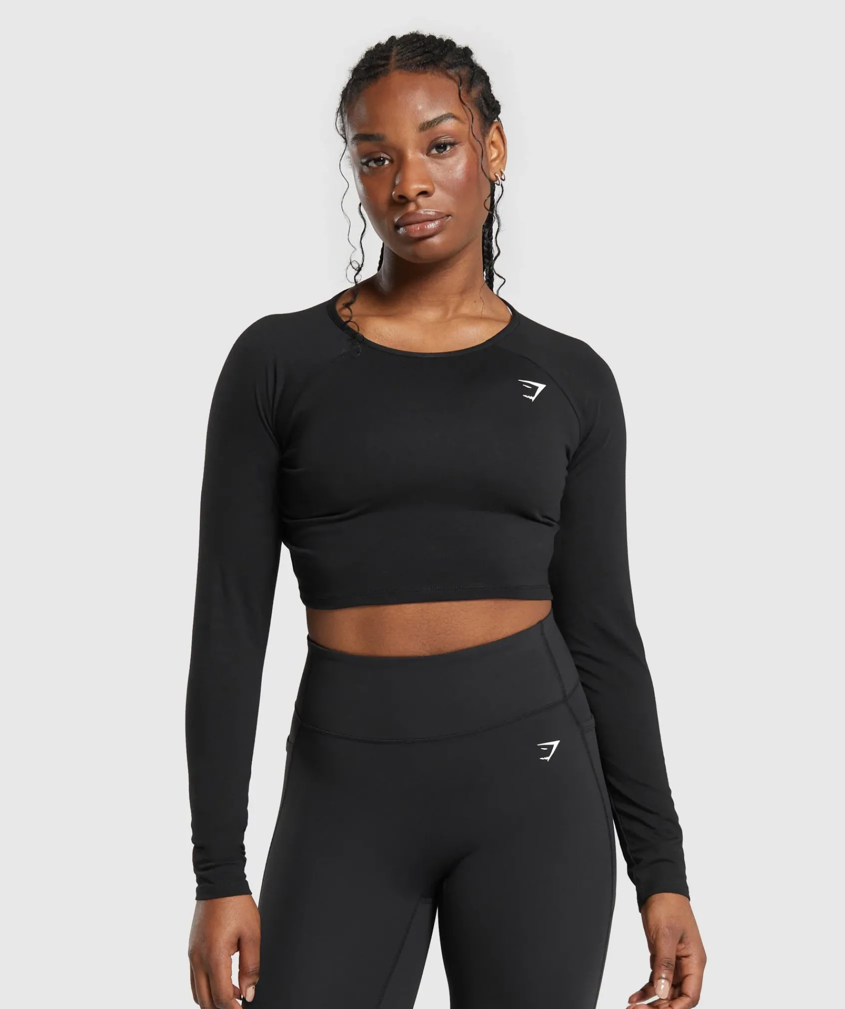 DAMES Gymshark Croptops|T-shirts*Lifting Essential Long Sleeve Crop Top