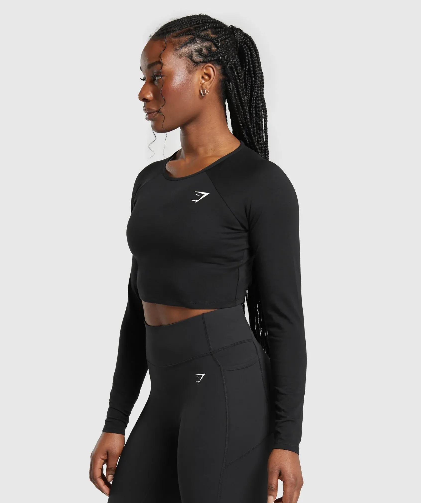 DAMES Gymshark Croptops|T-shirts*Lifting Essential Long Sleeve Crop Top