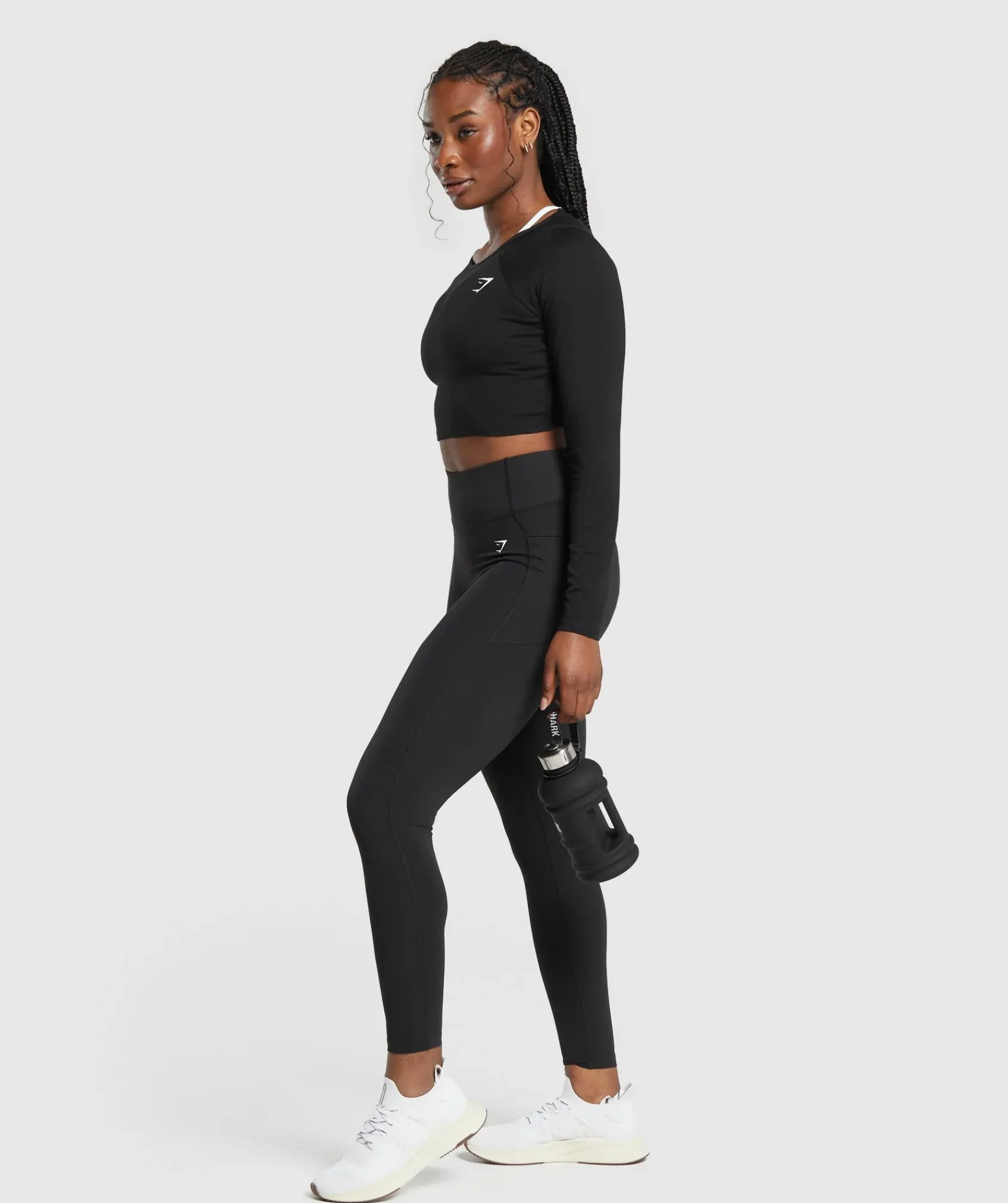 DAMES Gymshark Croptops|T-shirts*Lifting Essential Long Sleeve Crop Top