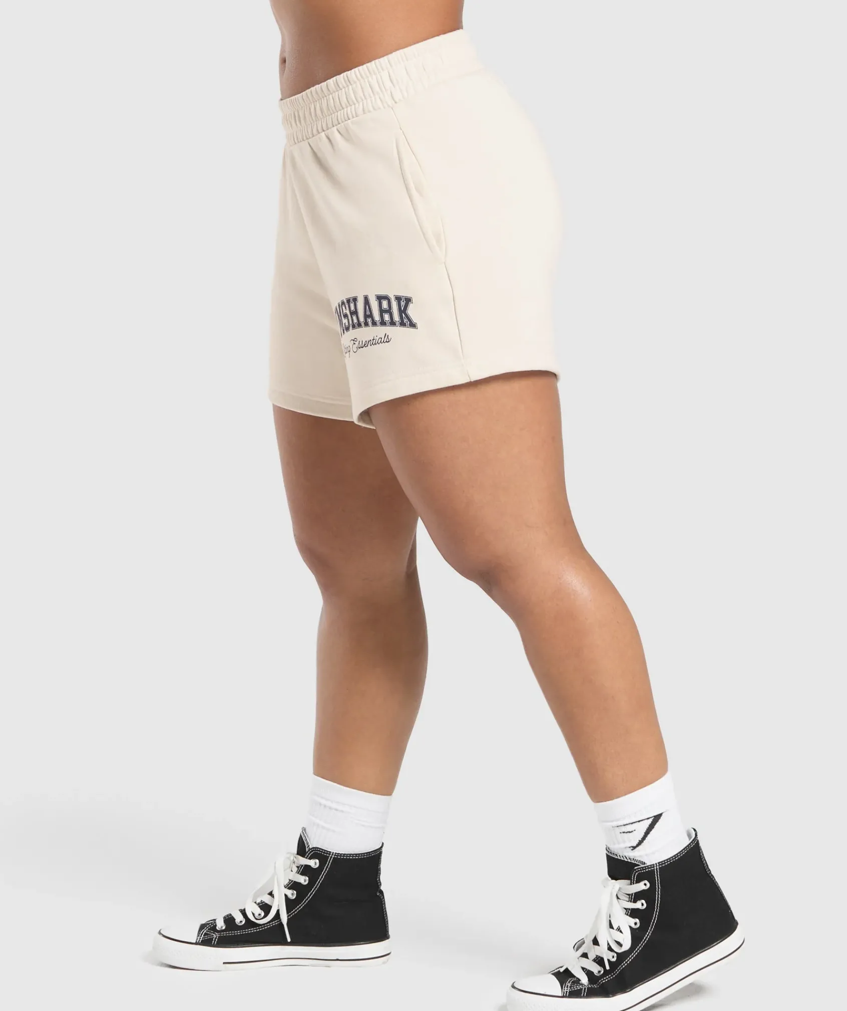 DAMES Gymshark Shorts*Lifting Essentials Graphic Brushed 4' Shorts
