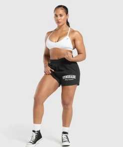 DAMES Gymshark Shorts*Lifting Essentials Graphic Brushed 4' Shorts