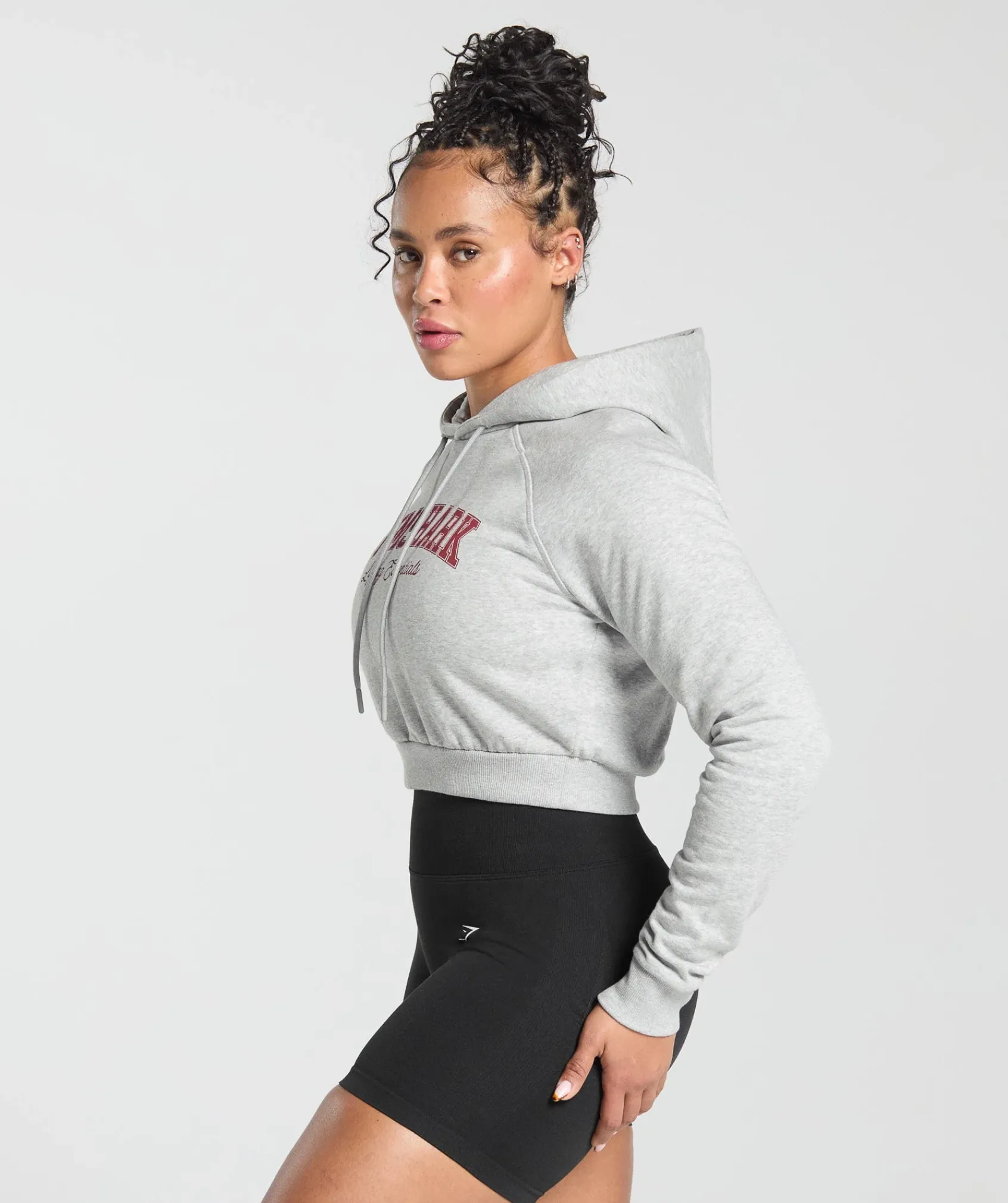 DAMES Gymshark Hoodies & Truien*Lifting Essentials Graphic Cropped Hoodie