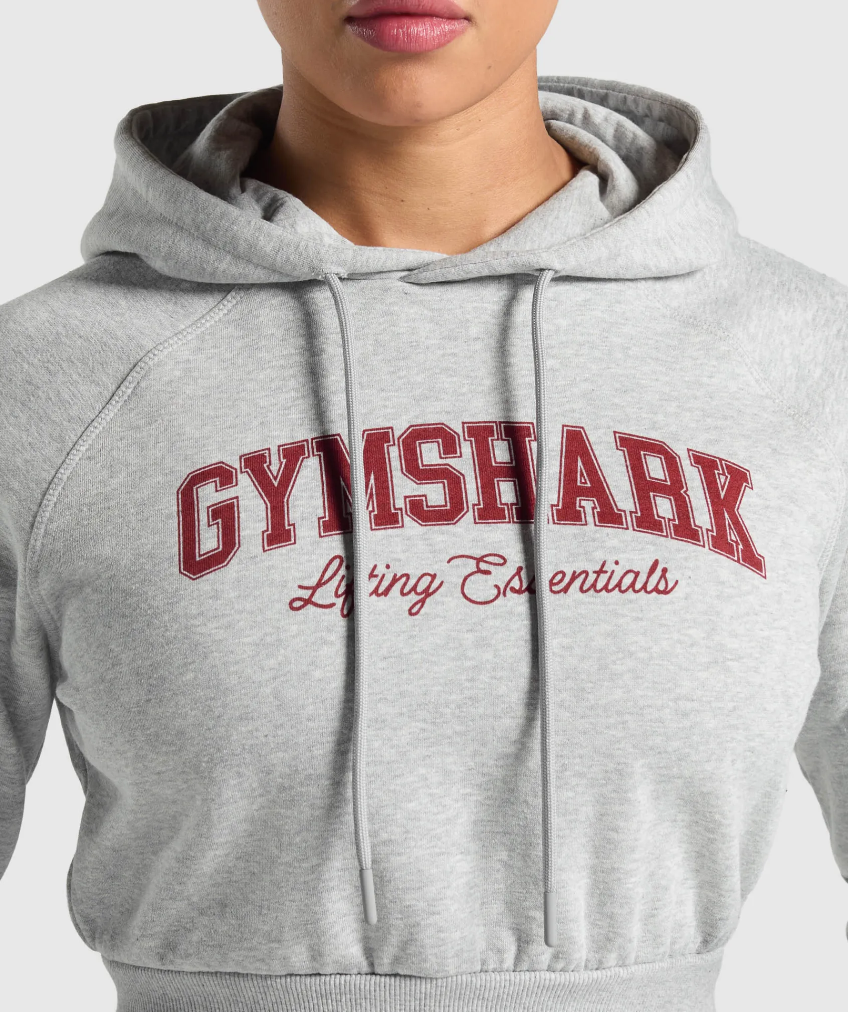 DAMES Gymshark Hoodies & Truien*Lifting Essentials Graphic Cropped Hoodie