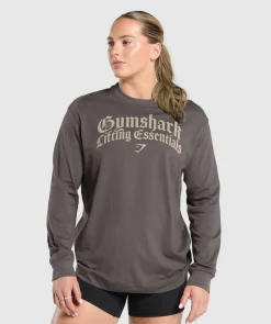 DAMES Gymshark T-shirts*Lifting Essentials Long Sleeve Top