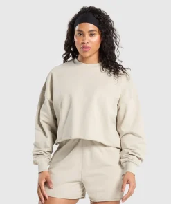 DAMES Gymshark Hoodies & Truien*Lifting Graphic Midi Sweatshirt