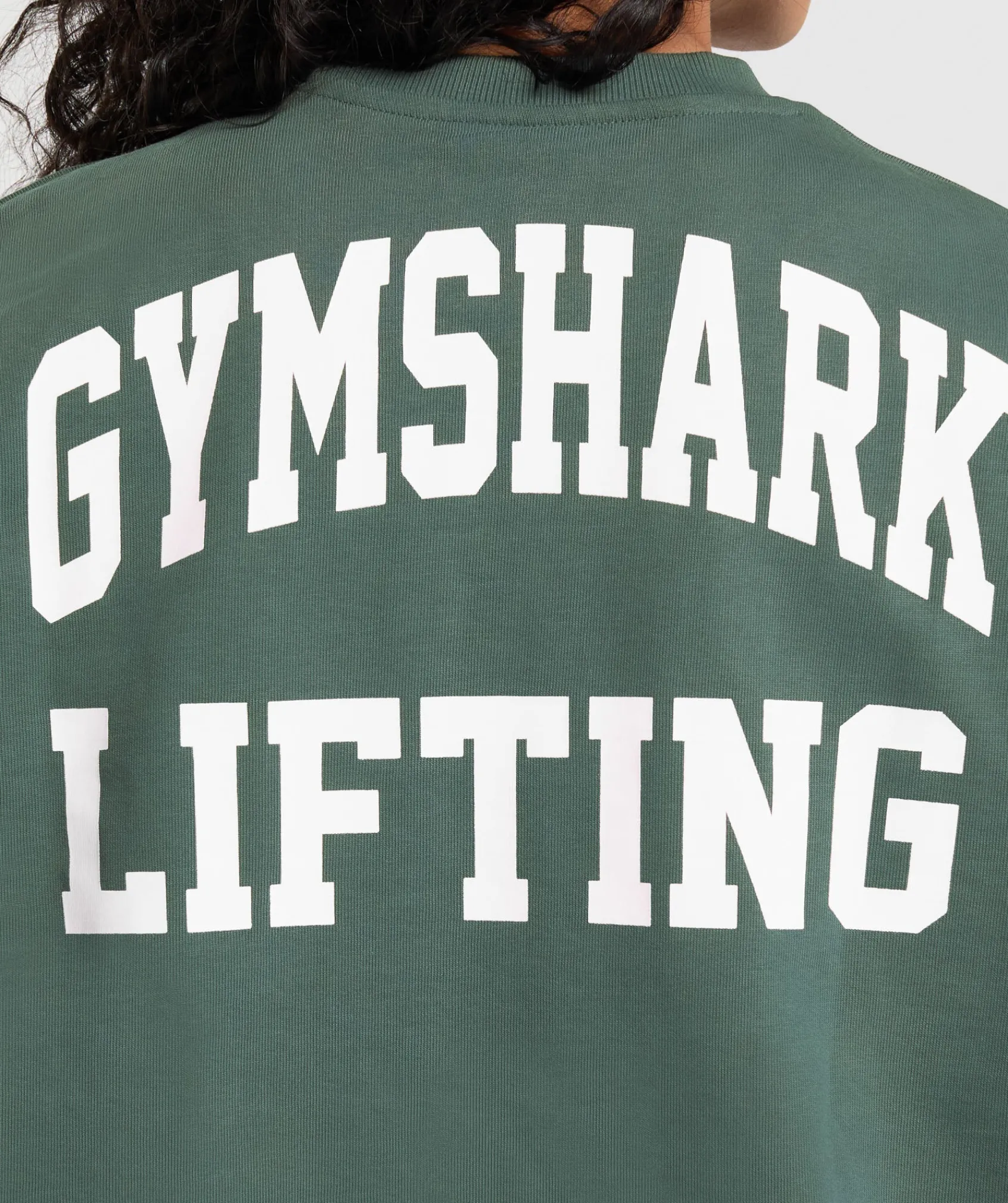 DAMES Gymshark Hoodies & Truien*Lifting Graphic Midi Sweatshirt