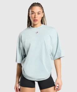 DAMES Gymshark T-shirts*Lifting Graphic Oversized Baggy T- Shirt