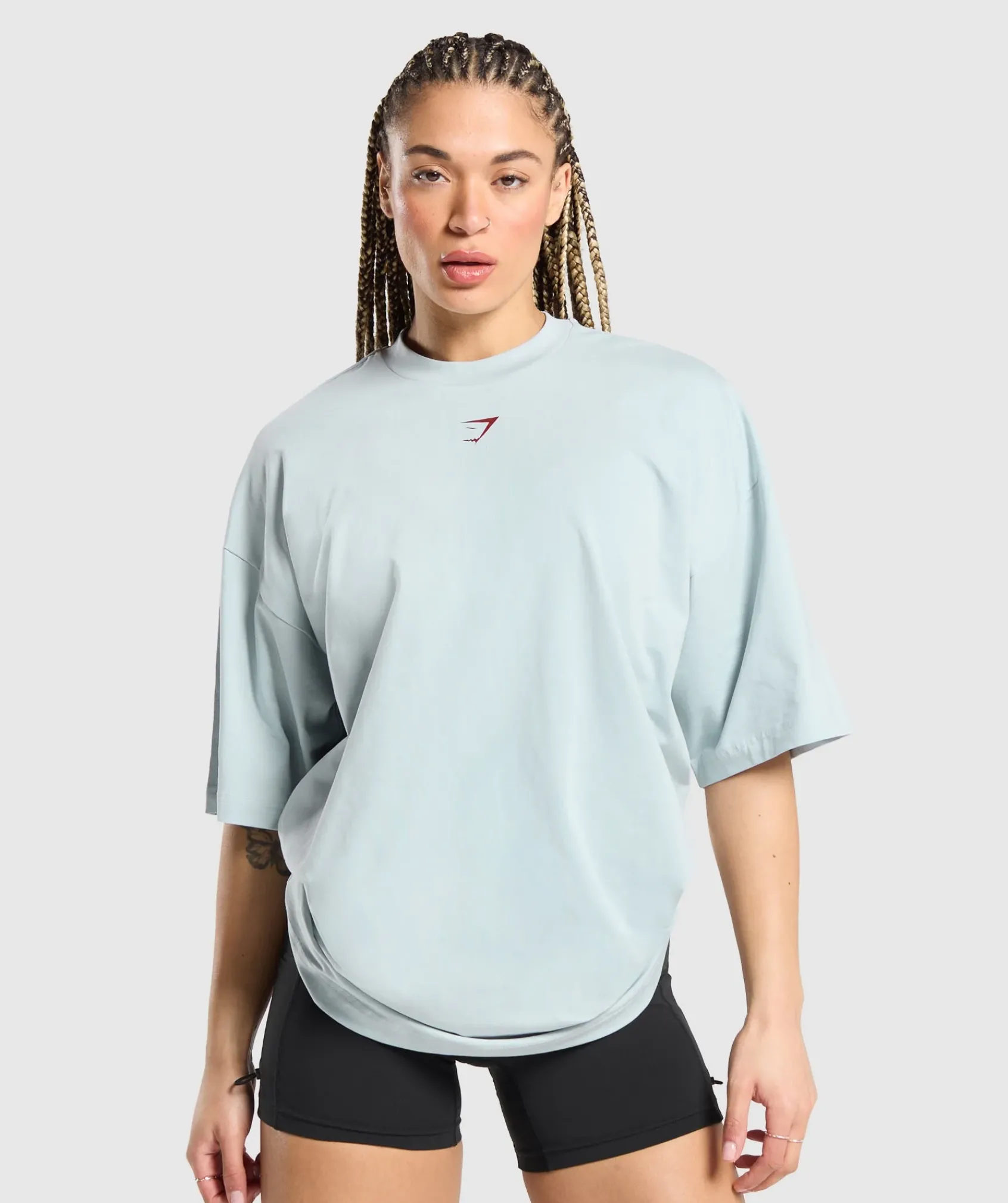 DAMES Gymshark T-shirts*Lifting Graphic Oversized Baggy T- Shirt