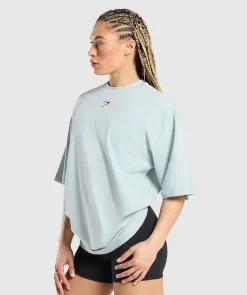 DAMES Gymshark T-shirts*Lifting Graphic Oversized Baggy T- Shirt