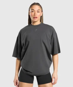 DAMES Gymshark T-shirts*Lifting Graphic Oversized Baggy T- Shirt