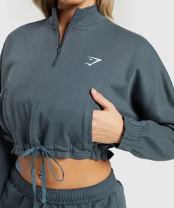 DAMES Gymshark Sportjacks|Hoodies & Truien*Lifting Lightweight 1/4 Zip Pullover