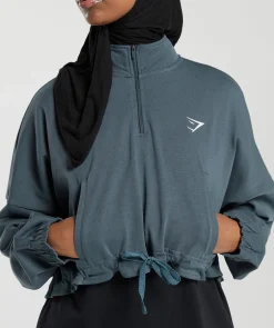 DAMES Gymshark Sportjacks|Hoodies & Truien*Lifting Lightweight 1/4 Zip Pullover