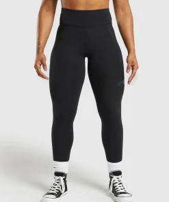 DAMES Gymshark Leggings|Hoog Getailleerd*Lifting Logo Leggings