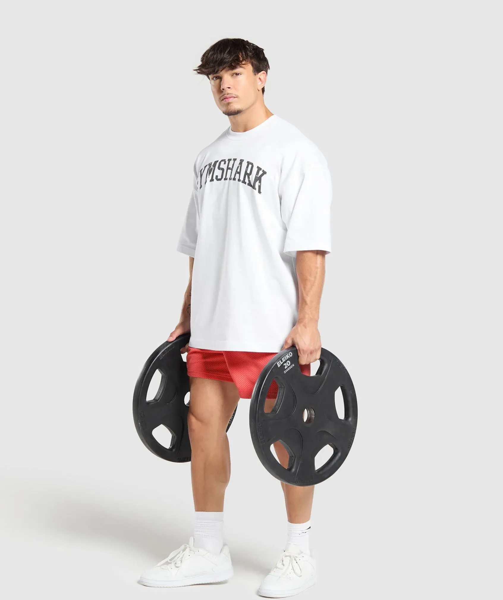 Heren Gymshark Shorts*Lifting Mesh 5" Shorts