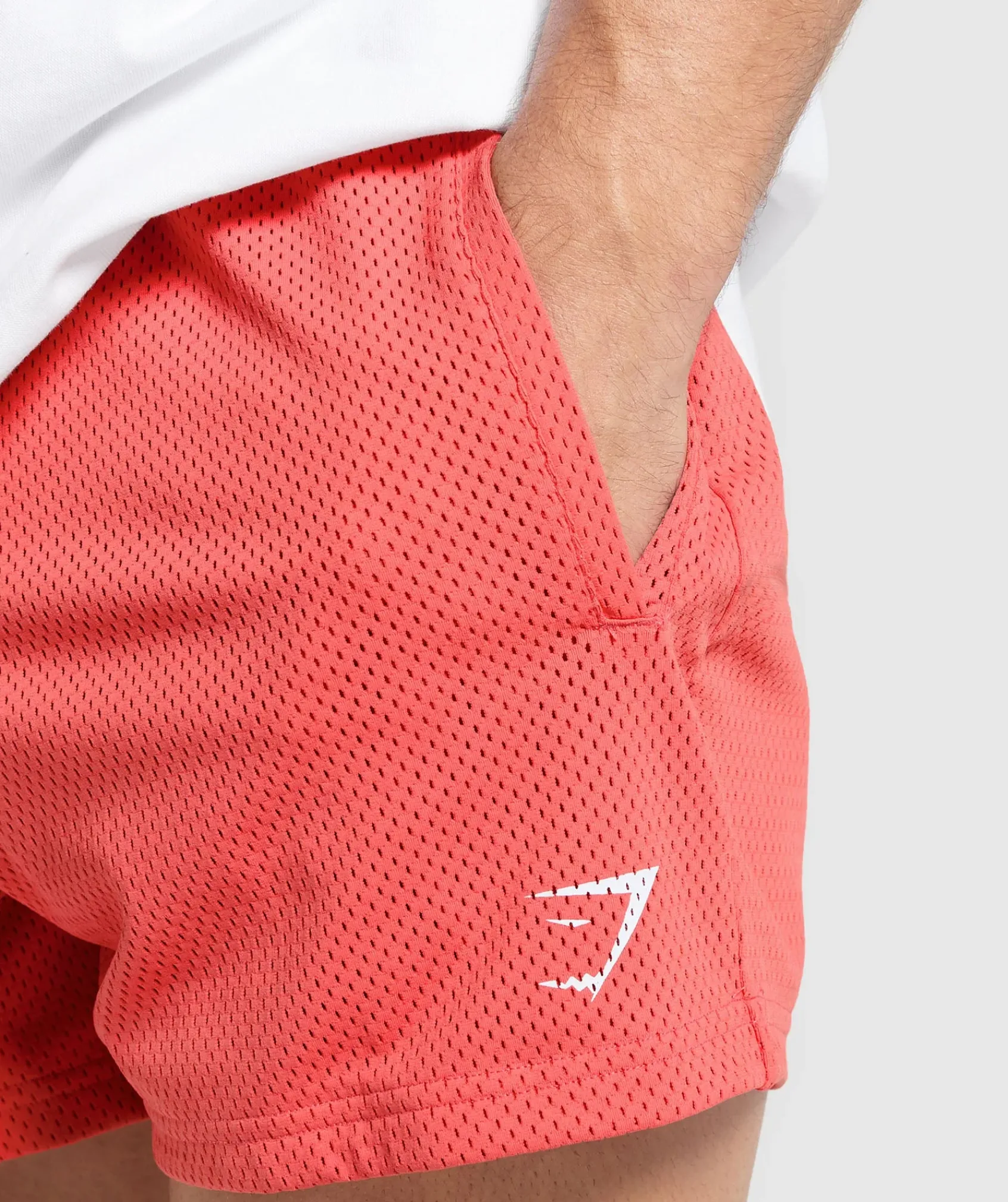 Heren Gymshark Shorts*Lifting Mesh 5" Shorts
