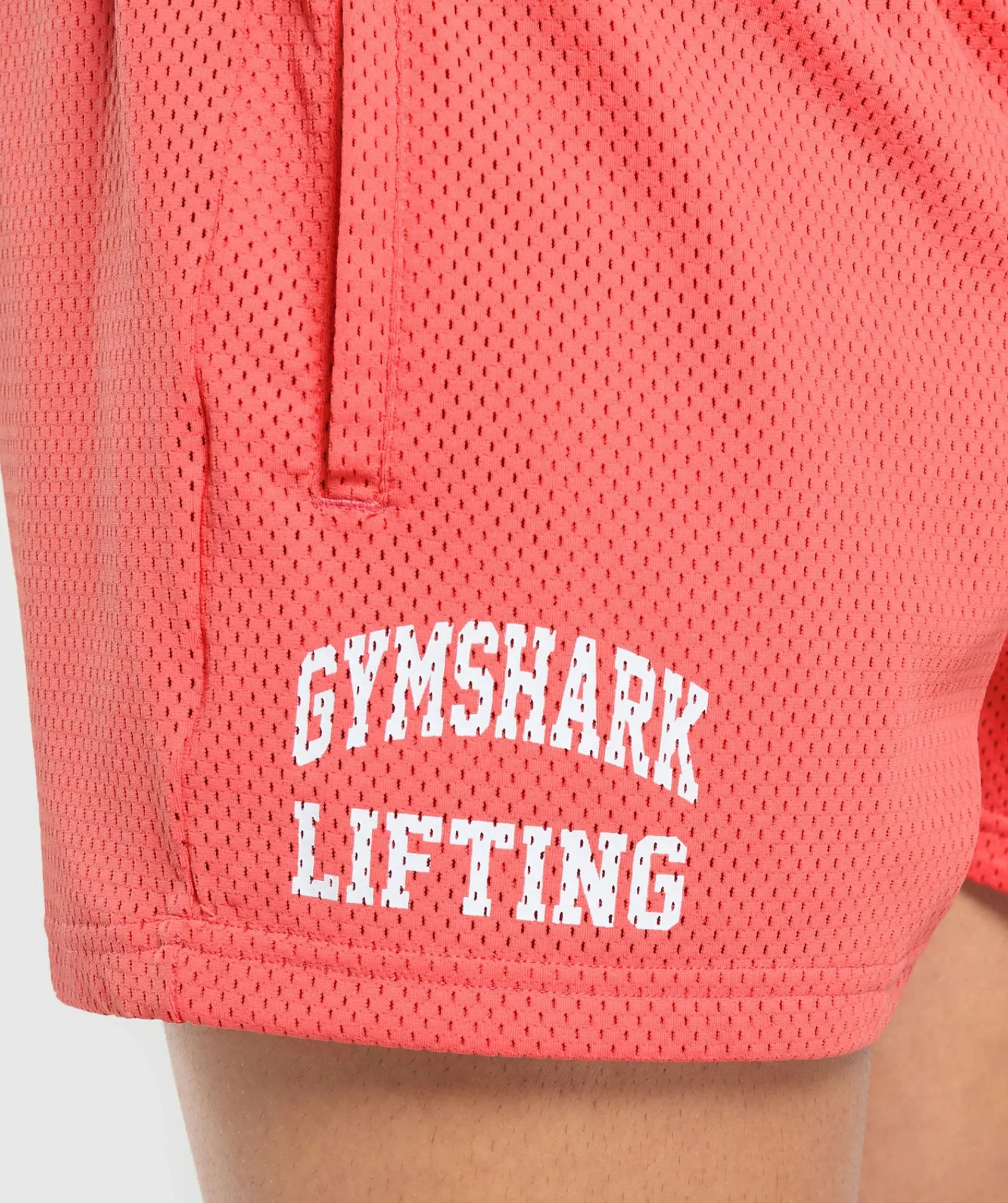 Heren Gymshark Shorts*Lifting Mesh 5" Shorts