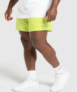Heren Gymshark Shorts*Lifting Mesh 5" Shorts