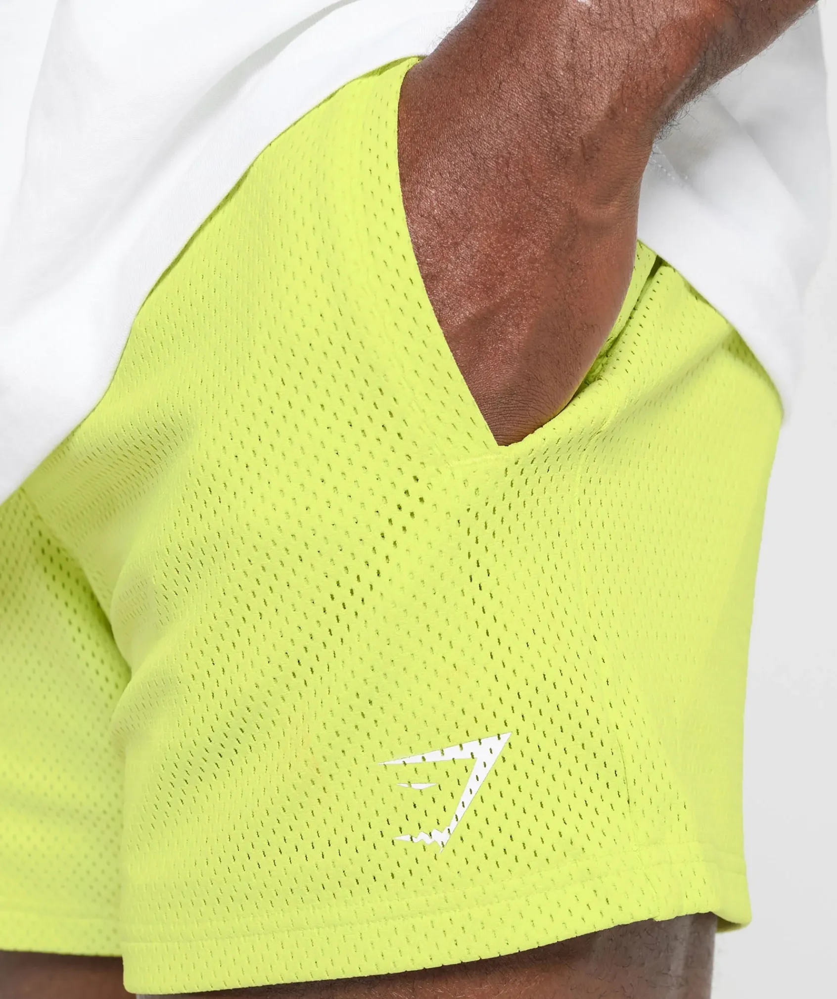 Heren Gymshark Shorts*Lifting Mesh 5" Shorts