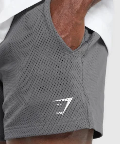 Heren Gymshark Shorts*Lifting Mesh 5" Shorts