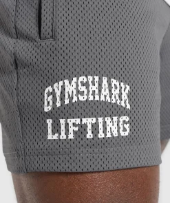 Heren Gymshark Shorts*Lifting Mesh 5" Shorts