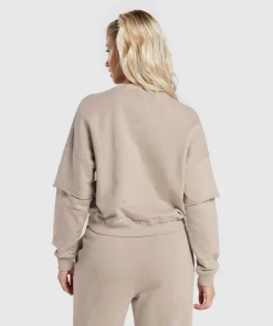 DAMES Gymshark Hoodies & Truien*Lifting Oversized Sweatshirt