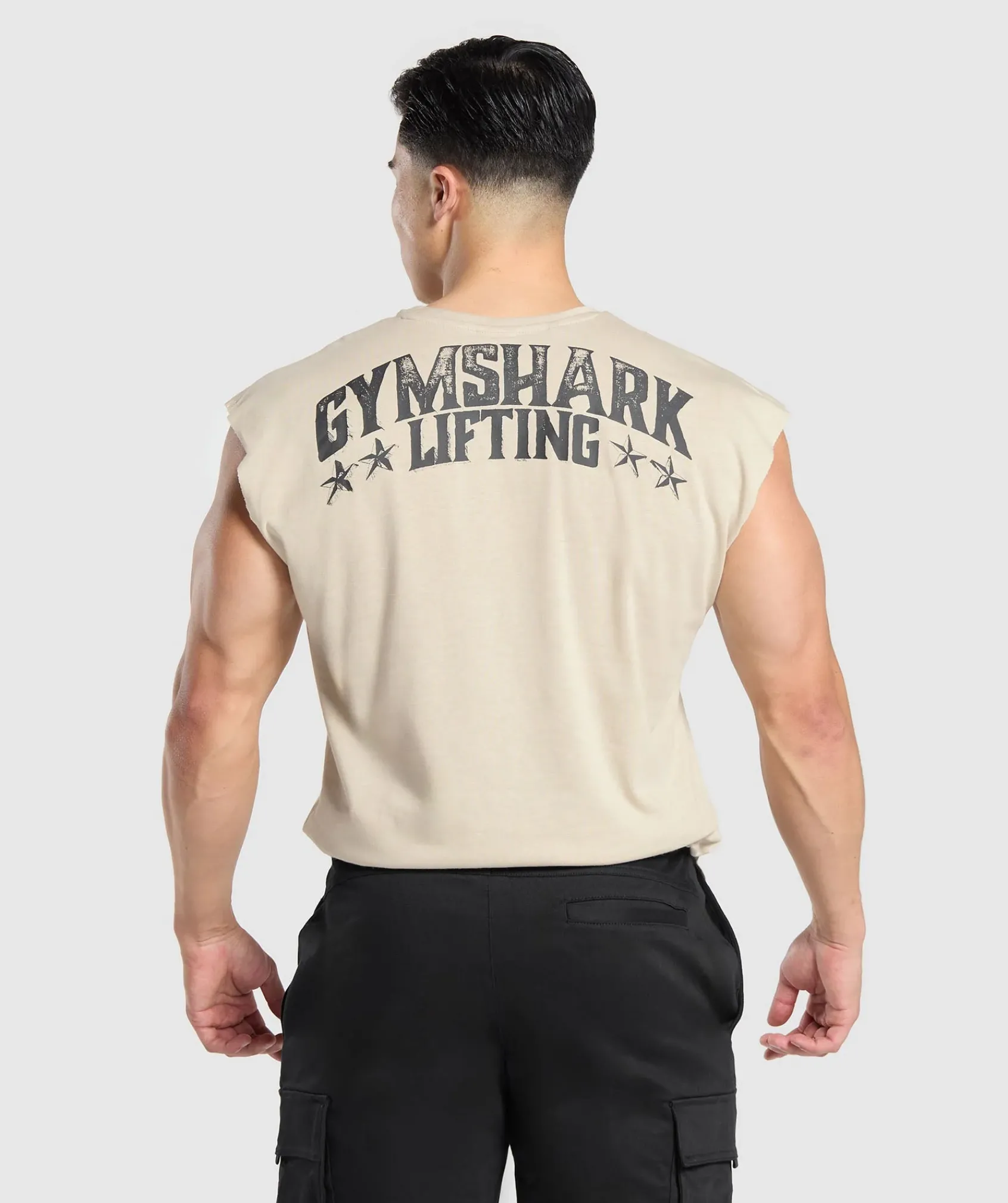 Heren Gymshark Tanktops*Lifting Stars Cut Off Tank