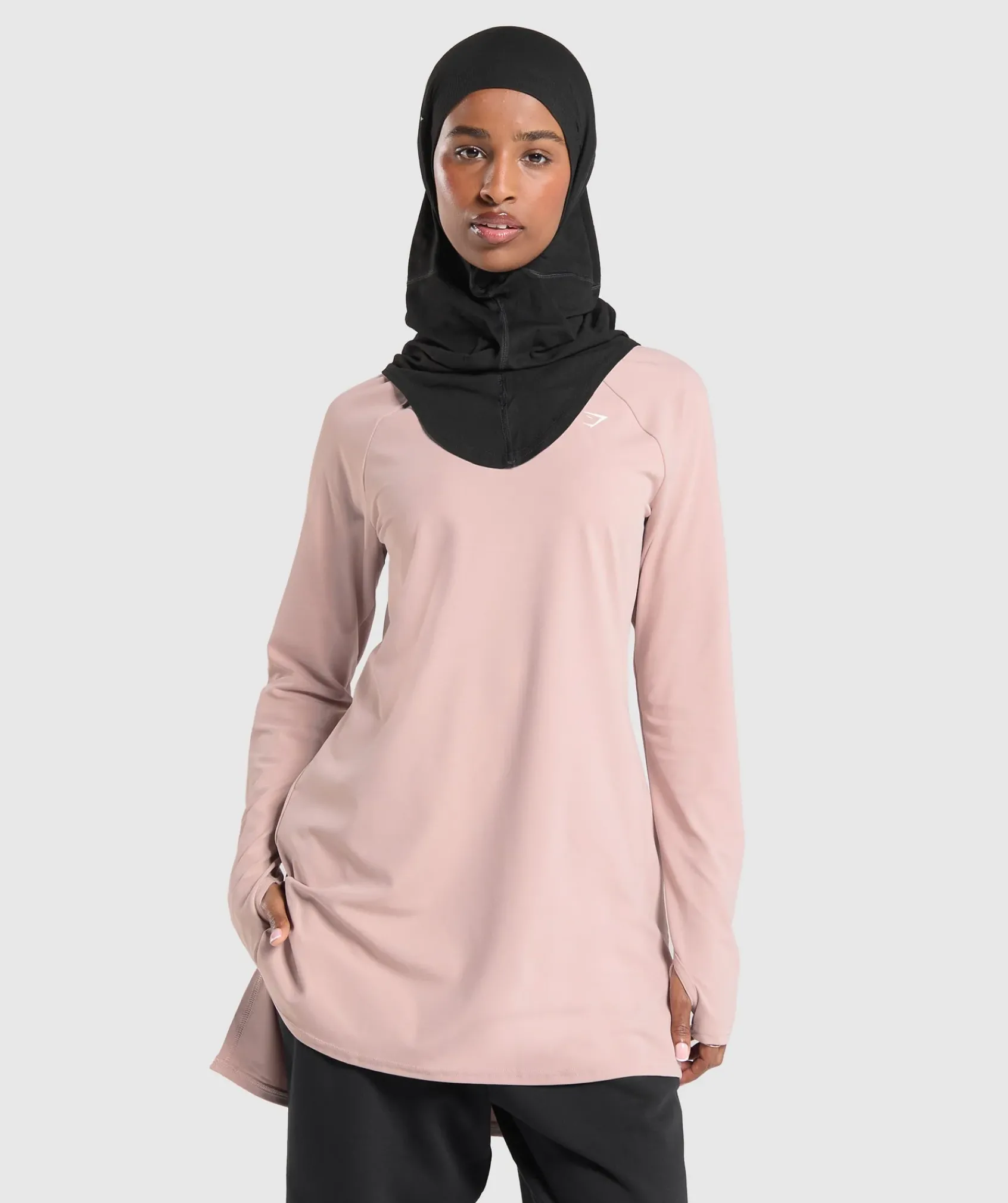 DAMES Gymshark Bedekkende Sportkleding|T-shirts*Long Line Long Sleeve Top