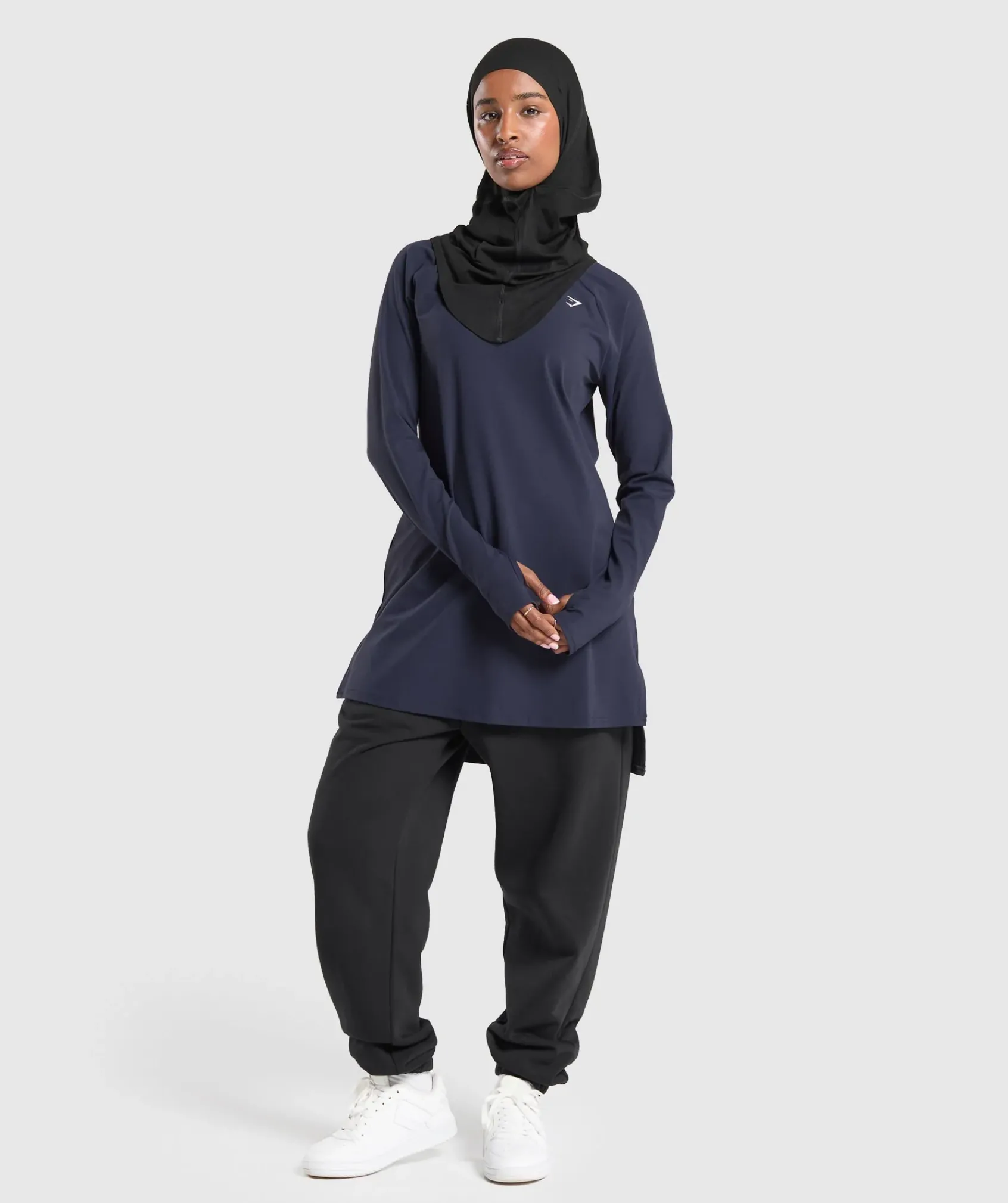 DAMES Gymshark Bedekkende Sportkleding|T-shirts*Long Line Long Sleeve Top