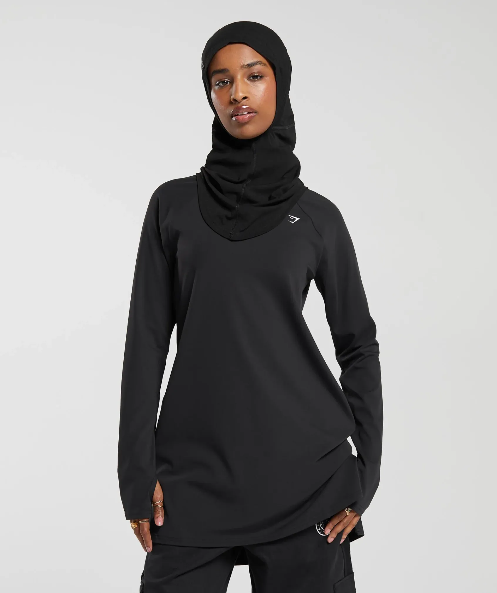 DAMES Gymshark Bedekkende Sportkleding|T-shirts*Long Line Long Sleeve Top