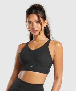 DAMES Gymshark Bedekkende Sportkleding|Sport-bh's*Longline Crossback Sports Bra