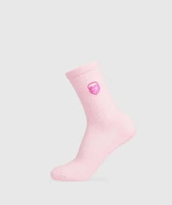 Gymshark Sokken Met Print*Love Heart Cutie Graphic Crew Sock Single