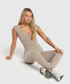 DAMES Gymshark Croptops*Luxe Seamless Crop Top